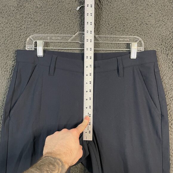 BYLT Pants Mens Medium (Fits 33x31) Blue Slim Fit Everyday Pant Stretch Casual - Picture 10 of 15